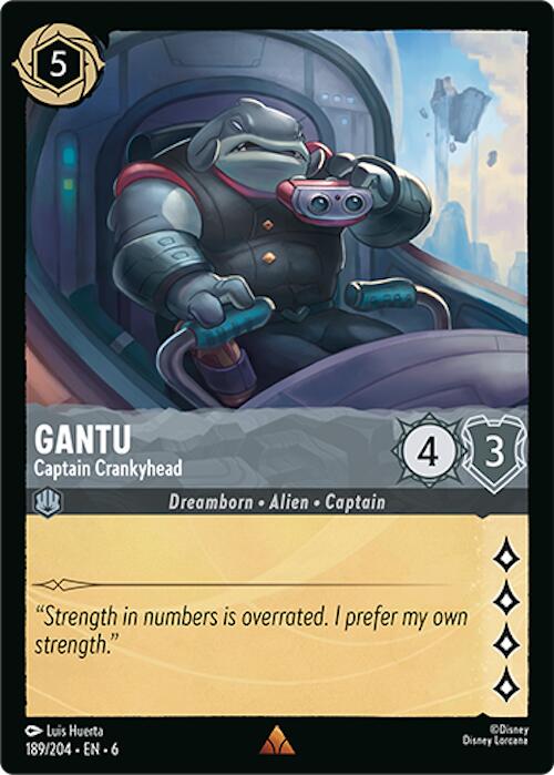 Gantu - Captain Crankyhead (189/204) [Azurite Sea] | Boutique FDB TCG