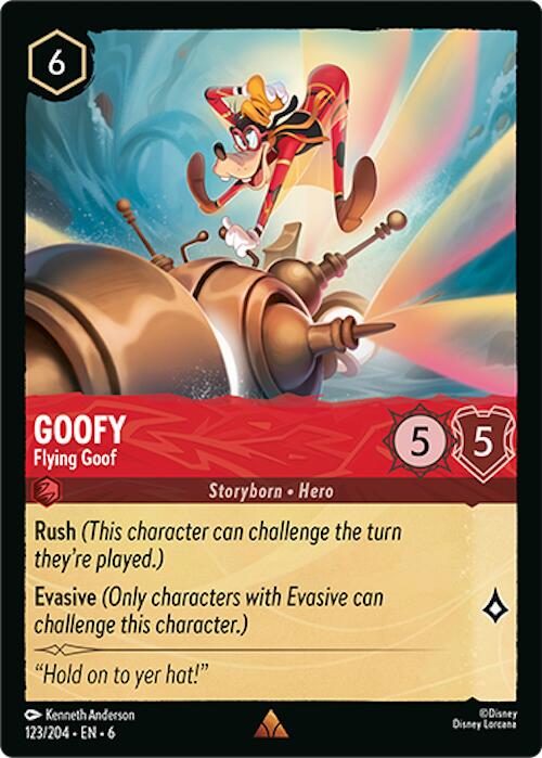 Goofy - Flying Goof (123/204) [Azurite Sea] | Boutique FDB TCG