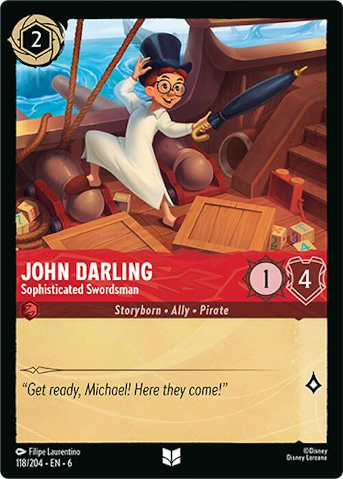 John Darling - Sophisticated Swordsman (118/204) [Azurite Sea] | Boutique FDB TCG