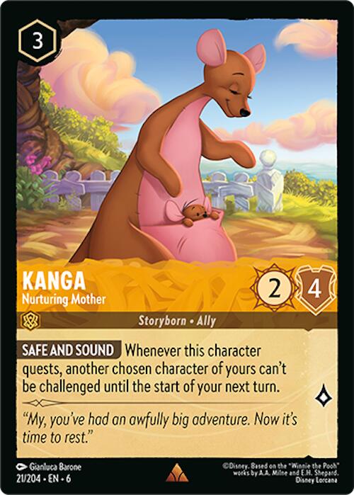 Kanga - Nurturing Mother (21/204) [Azurite Sea] | Boutique FDB TCG