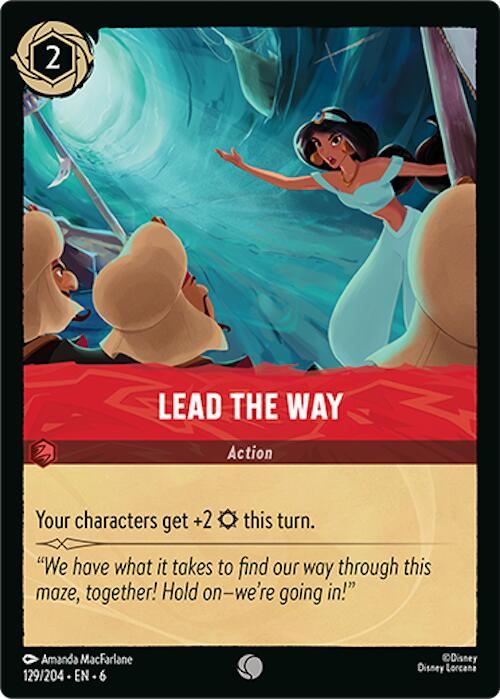 Lead the Way (129/204) [Azurite Sea] | Boutique FDB TCG