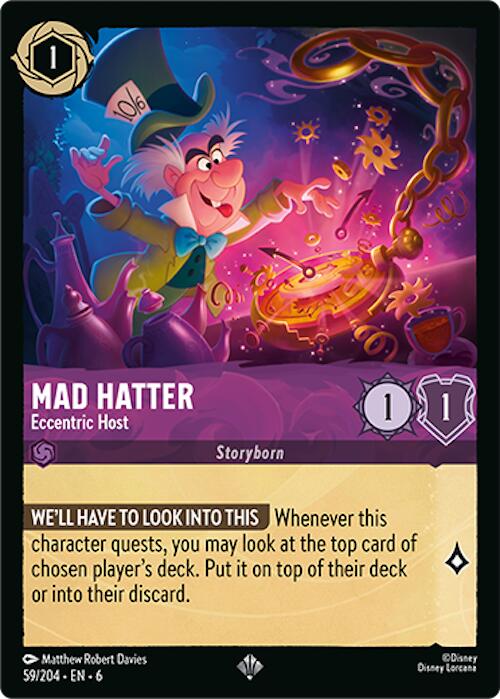 Mad Hatter - Eccentric Host (59/204) [Azurite Sea] | Boutique FDB TCG