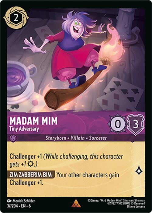 Madam Mim - Tiny Adversary (37/204) [Azurite Sea] | Boutique FDB TCG