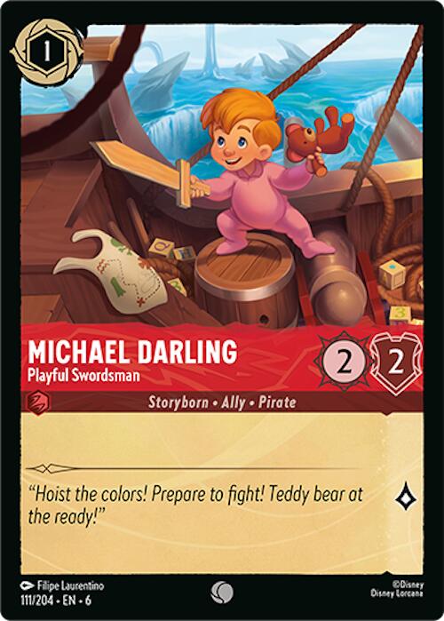 Michael Darling - Playful Swordsman (111/204) [Azurite Sea] | Boutique FDB TCG