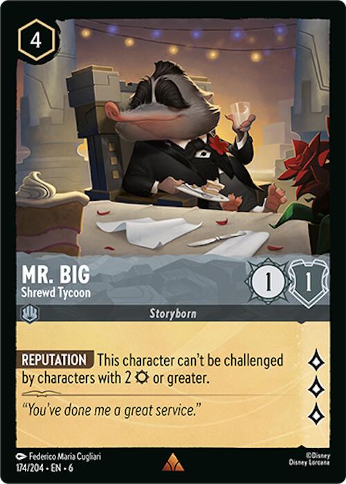 Mr. Big - Shrewd Tycoon (174/204) [Azurite Sea] | Boutique FDB TCG