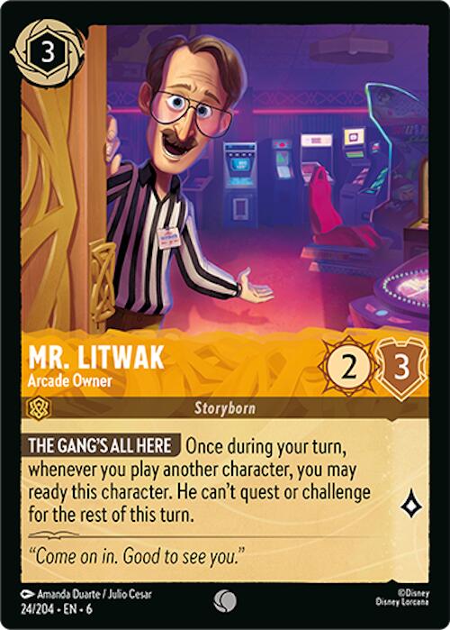 Mr. Litwak - Arcade Owner (24/204) [Azurite Sea] | Boutique FDB TCG