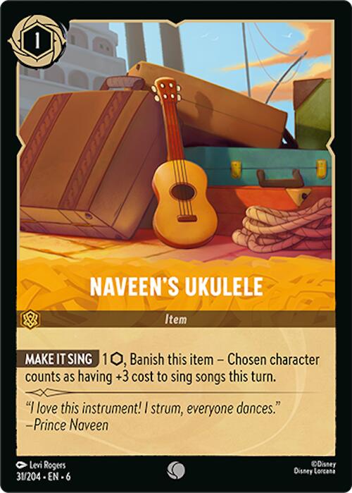 Naveen's Ukulele (31/204) [Azurite Sea] | Boutique FDB TCG