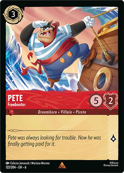 Pete - Freebooter (122/204) [Azurite Sea] | Boutique FDB TCG