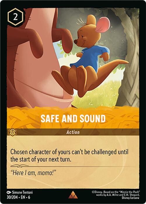 Safe and Sound (30/204) [Azurite Sea] | Boutique FDB TCG