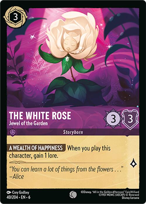 The White Rose - Jewel of the Garden (40/204) [Azurite Sea] | Boutique FDB TCG