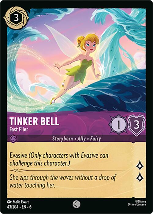 Tinker Bell - Fast Flier (43/204) [Azurite Sea] | Boutique FDB TCG