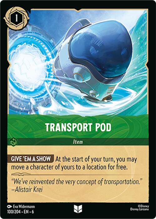 Transport Pod (100/204) [Azurite Sea] | Boutique FDB TCG