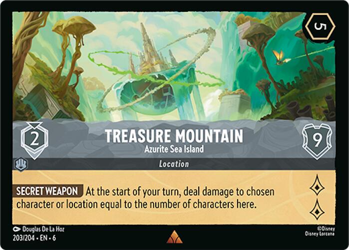 Treasure Mountain - Azurite Sea Island (203/204) [Azurite Sea] | Boutique FDB TCG