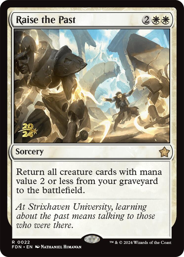 Raise the Past [Foundations Prerelease Promos] | Boutique FDB TCG