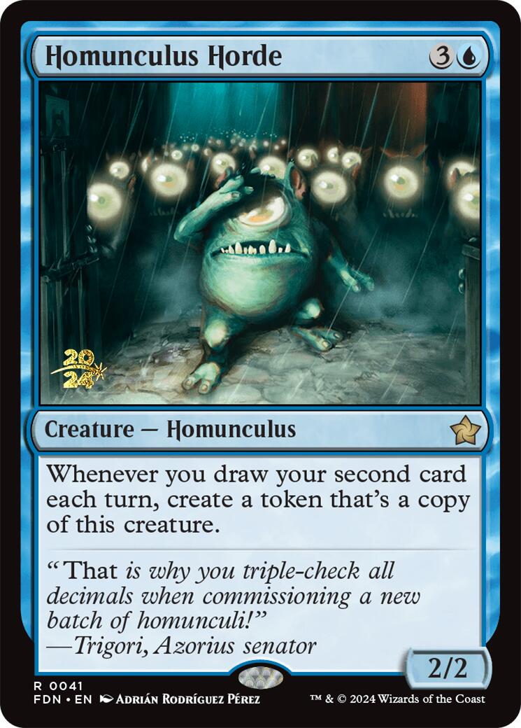 Homunculus Horde [Foundations Prerelease Promos] | Boutique FDB TCG