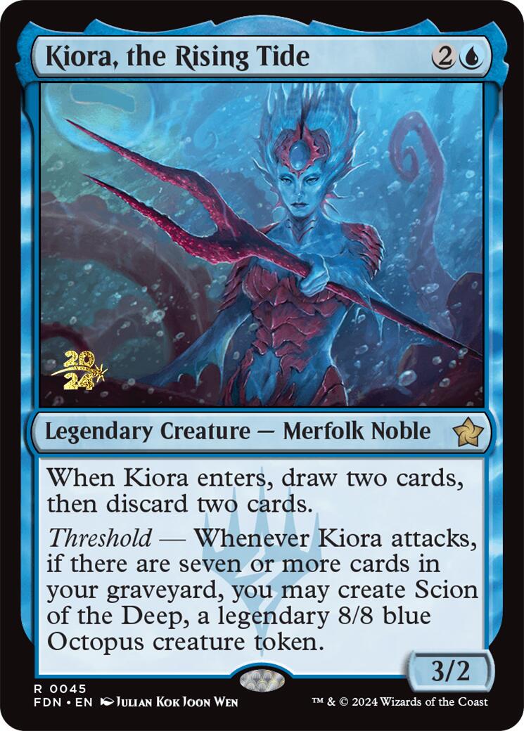 Kiora, the Rising Tide [Foundations Prerelease Promos] | Boutique FDB TCG