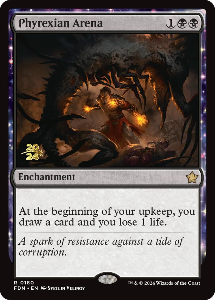 Phyrexian Arena [Foundations Prerelease Promos] | Boutique FDB TCG