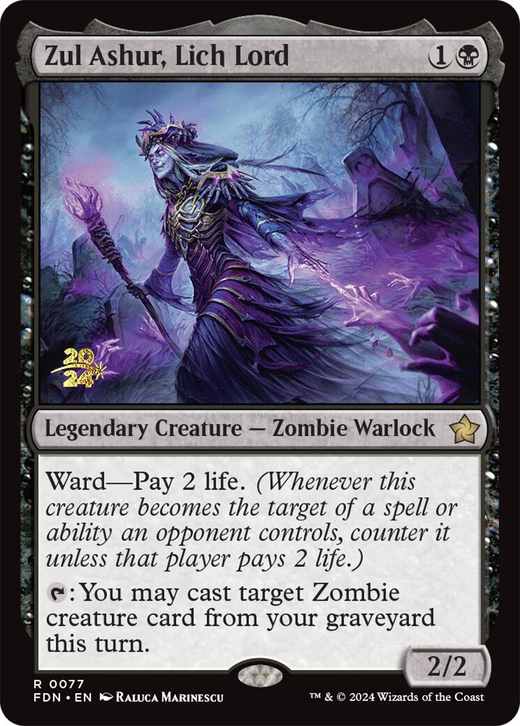 Zul Ashur, Lich Lord [Foundations Prerelease Promos] | Boutique FDB TCG