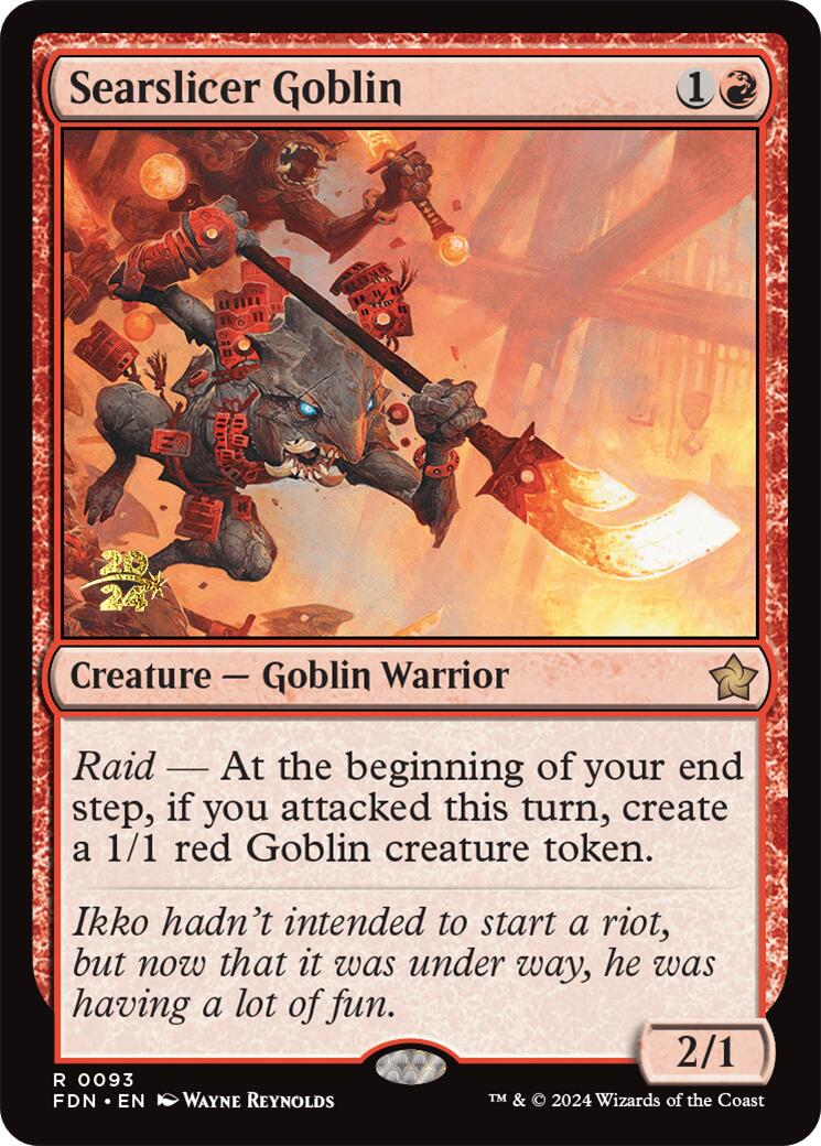 Searslicer Goblin [Foundations Prerelease Promos] | Boutique FDB TCG