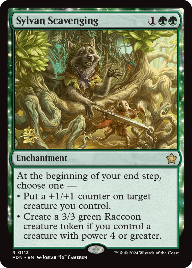 Sylvan Scavenging [Foundations Prerelease Promos] | Boutique FDB TCG