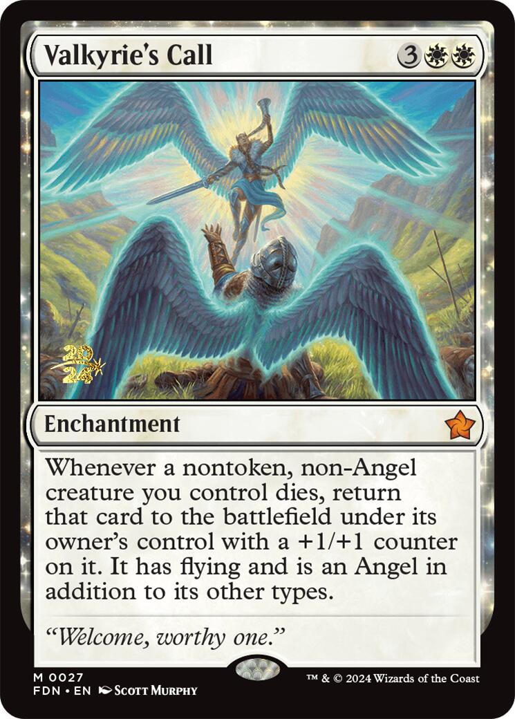 Valkyrie's Call [Foundations Prerelease Promos] | Boutique FDB TCG