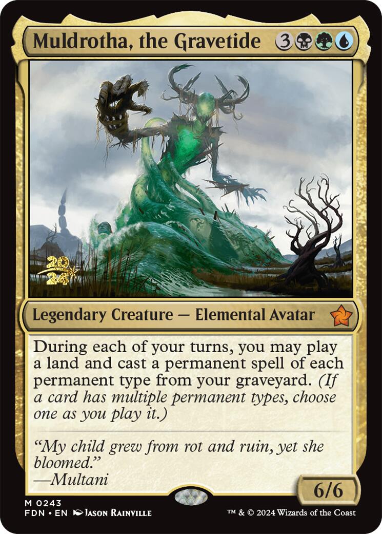 Muldrotha, the Gravetide [Foundations Prerelease Promos] | Boutique FDB TCG