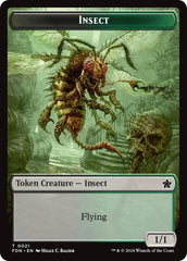 Goblin // Insect Doubled-Sided Token [Foundations Tokens] | Boutique FDB TCG