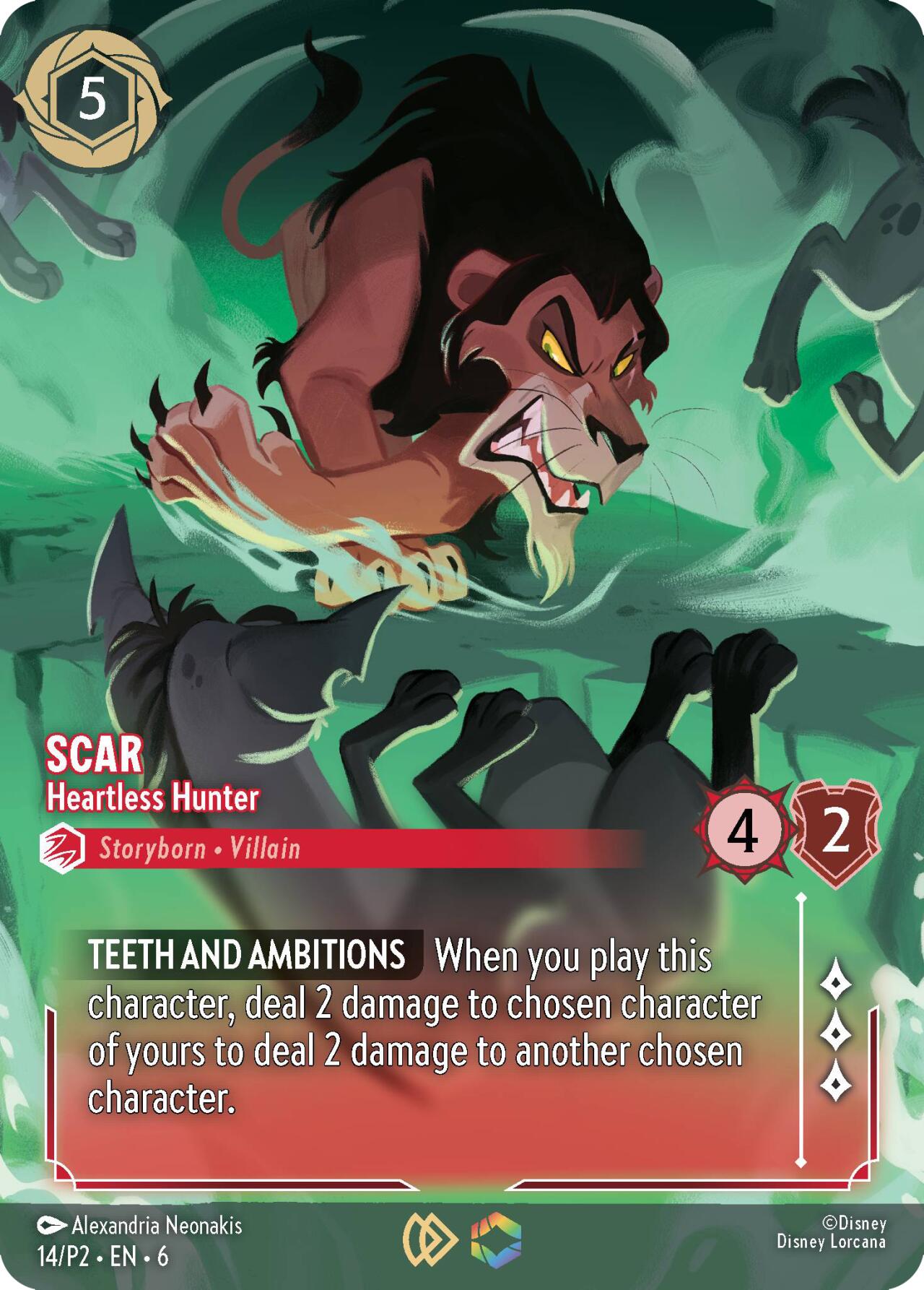 Scar - Heartless Hunter (Store Championship) (14) [Promo Cards] | Boutique FDB TCG