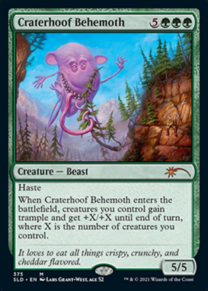 Craterhoof Behemoth (375) [Secret Lair Drop Series] | Boutique FDB TCG