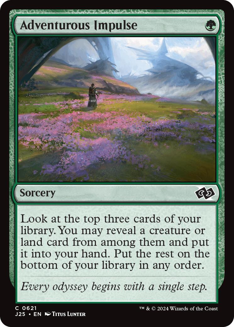 Adventurous Impulse [Foundations Jumpstart] | Boutique FDB TCG