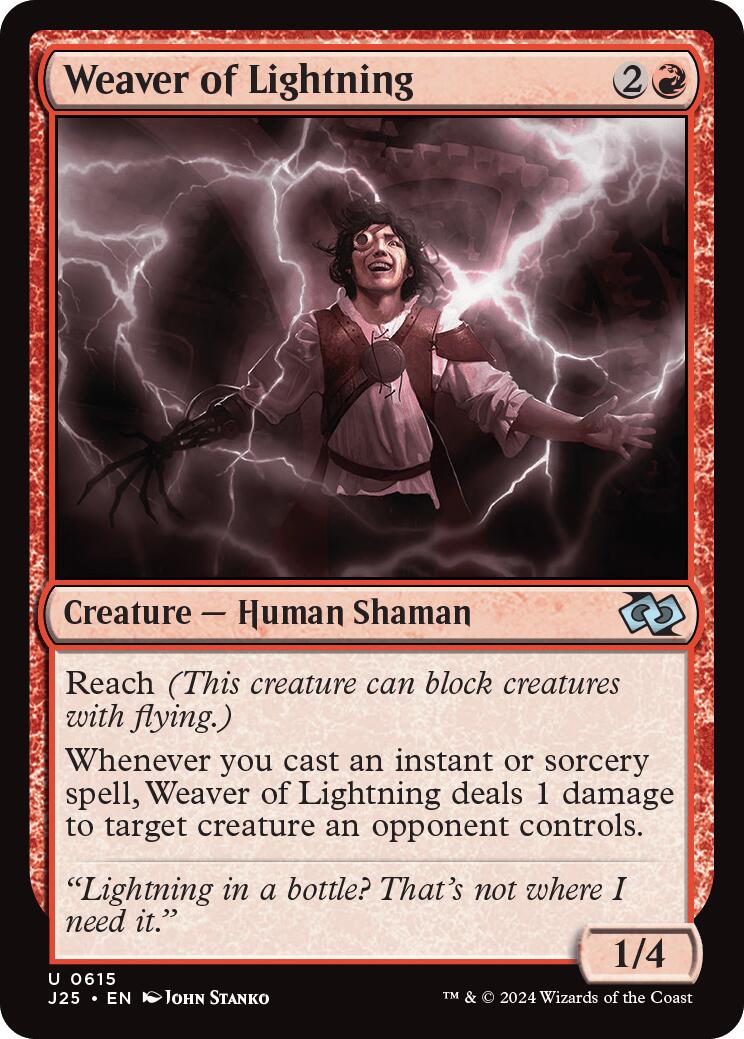 Weaver of Lightning [Foundations Jumpstart] | Boutique FDB TCG