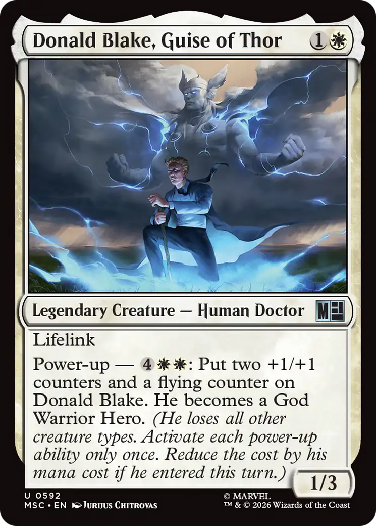 Donald Blake, Guise of Thor [Marvel Super Heroes Commander] | Boutique FDB TCG