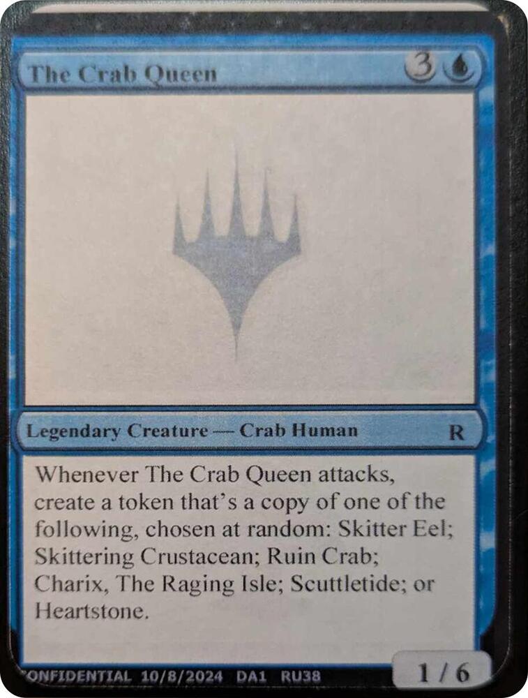 The Crab Queen [Un-Known Event Playtest Cards] | Boutique FDB TCG