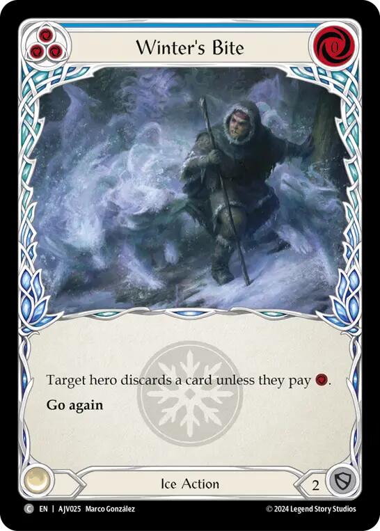 Winter's Bite (Blue) [AJV025] (Armory Deck: Jarl Vetreidi) | Boutique FDB TCG