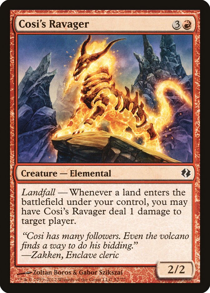 Cosi's Ravager [Duel Decks: Venser vs. Koth] | Boutique FDB TCG