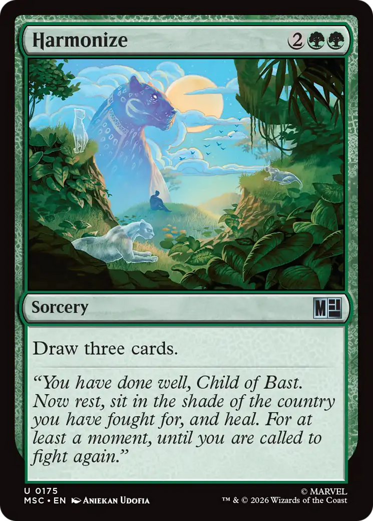Harmonize (Surge Foil) [Marvel Super Heroes Commander] | Boutique FDB TCG