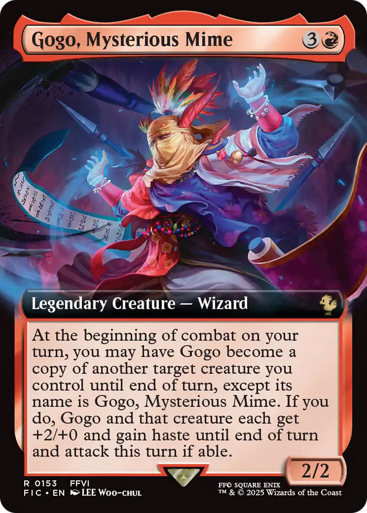 Gogo, Mysterious Mime (Extended Art) [FINAL FANTASY Commander] | Boutique FDB TCG