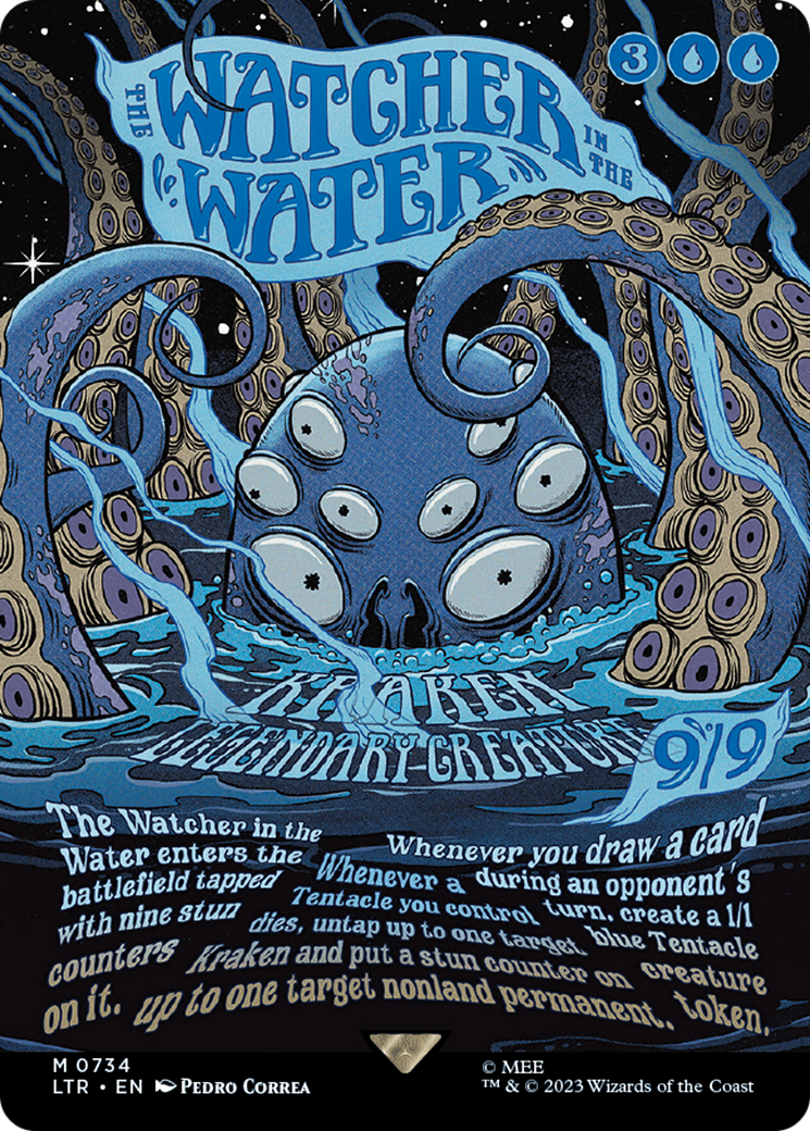 The Watcher in the Water (Borderless Poster) [The Lord of the Rings: Tales of Middle-Earth] | Boutique FDB TCG