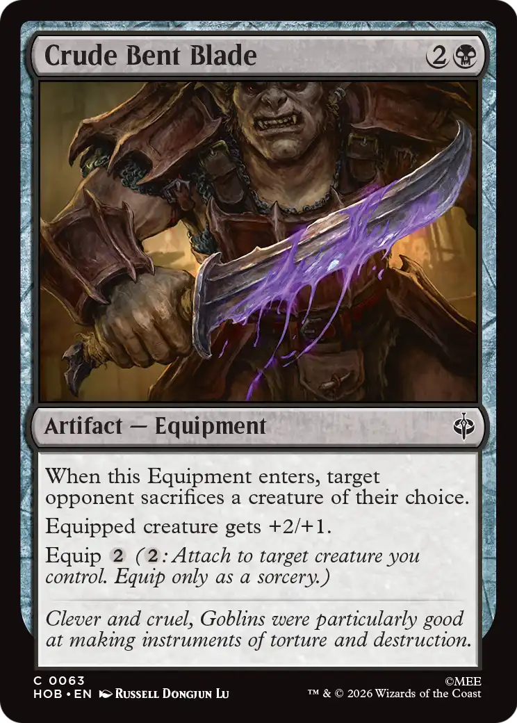 Crude Bent Blade [The Hobbit] | Boutique FDB TCG