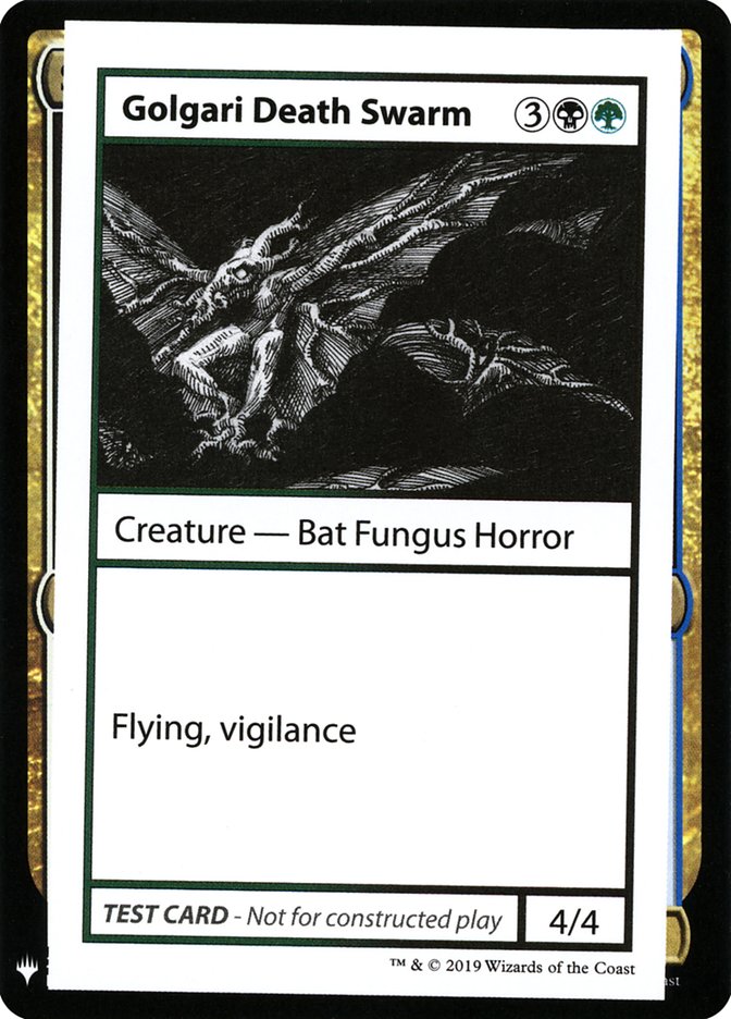 Golgari Death Swarm [Mystery Booster Playtest Cards] | Boutique FDB TCG