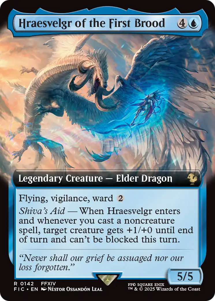 Hraesvelgr of the First Brood (Extended Art) [FINAL FANTASY Commander] | Boutique FDB TCG