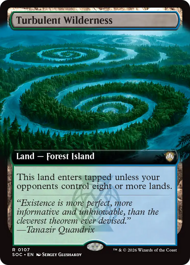 Turbulent Wilderness (Extended Art) [Secrets of Strixhaven Commander] | Boutique FDB TCG