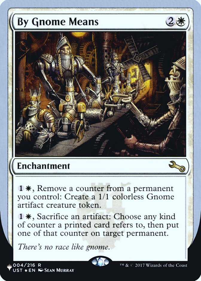 By Gnome Means (Unfinity Foil Edition) [The List] | Boutique FDB TCG