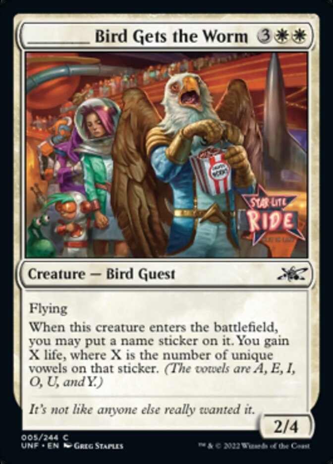 _____ Bird Gets the Worm [Unfinity] | Boutique FDB TCG