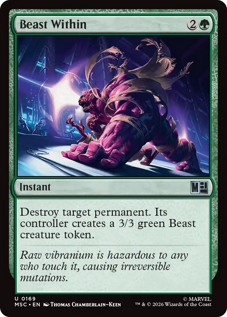 Beast Within [Marvel Super Heroes Commander] | Boutique FDB TCG