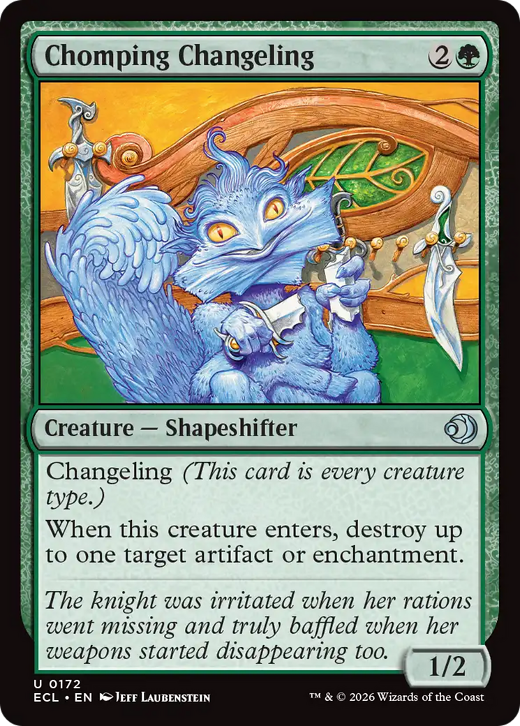 Chomping Changeling [Lorwyn Eclipsed] | Boutique FDB TCG