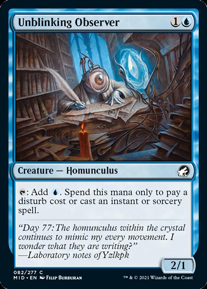 Unblinking Observer [Innistrad: Midnight Hunt] | Boutique FDB TCG