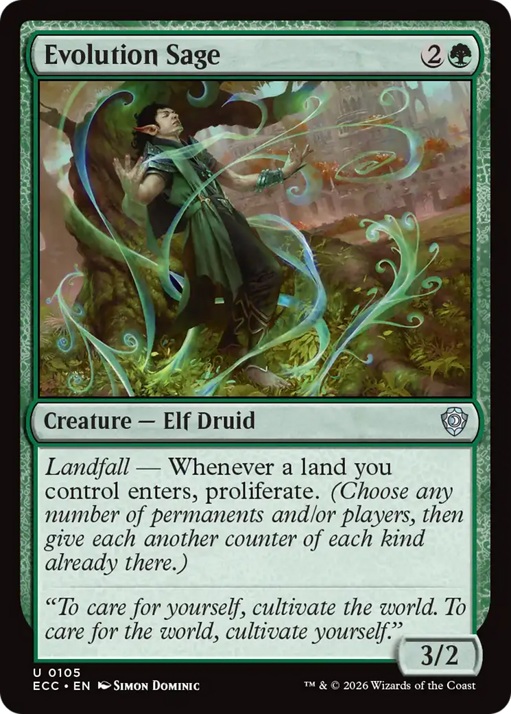 Evolution Sage [Lorwyn Eclipsed Commander] | Boutique FDB TCG