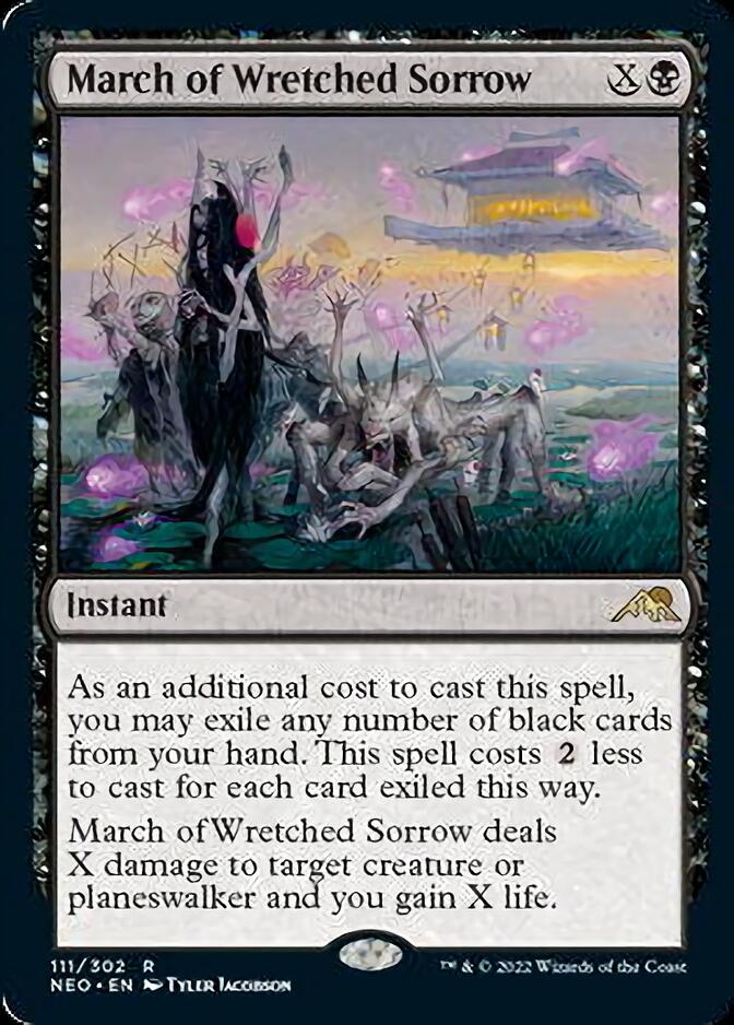 March of Wretched Sorrow [Kamigawa: Neon Dynasty] | Boutique FDB TCG