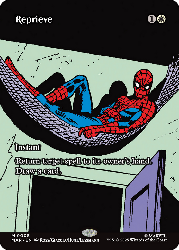 Reprieve (Borderless) [Marvel's Spider-Man: Eternal-Legal] | Boutique FDB TCG
